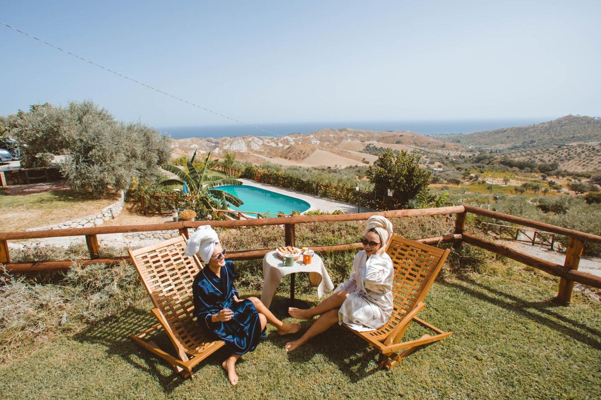 Calami - Villa Romeo - Private Apartments With Pool, Seaview & Olive Grove Santa Caterina Dello Ionio Marina Экстерьер фото
