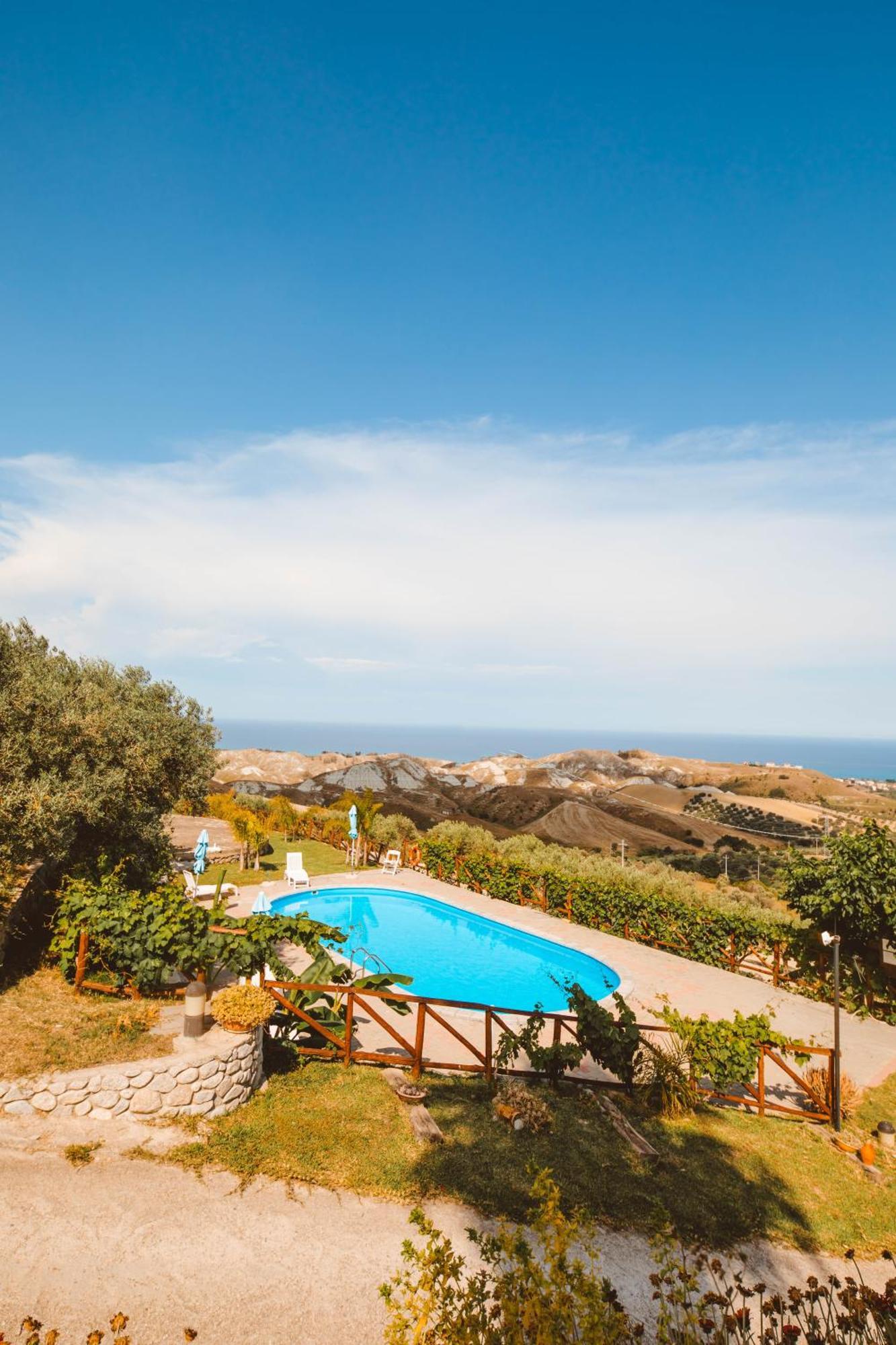 Calami - Villa Romeo - Private Apartments With Pool, Seaview & Olive Grove Santa Caterina Dello Ionio Marina Экстерьер фото